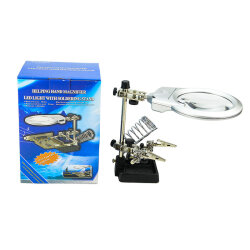 MG16129-A Magnifying Helping Hand Soldering Stand - 1