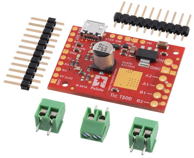 Tic T500 Step Motor Sürücü (PC-Serial-I2C-PWM-Analog) - 2