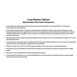 Tinylab 11.1V 3S Lipo Batarya 1300mAh 50C - 6