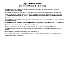 Tinylab 11.1V 3S Lipo Batarya 4200mAh 40C - 6