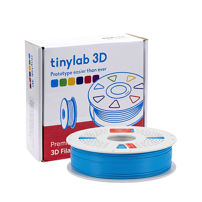 tinylab 3D 1.75 mm Açık Mavi PLA Filament - Combo uyumlu makara - 2
