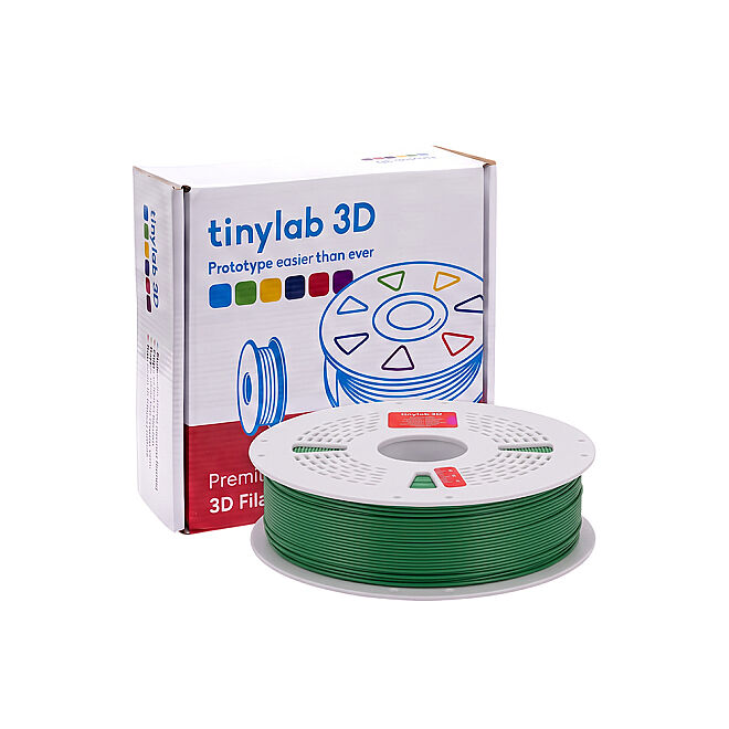tinylab 3D 1.75 mm Dark Green PLA Filament - Combo compatible spool - 2