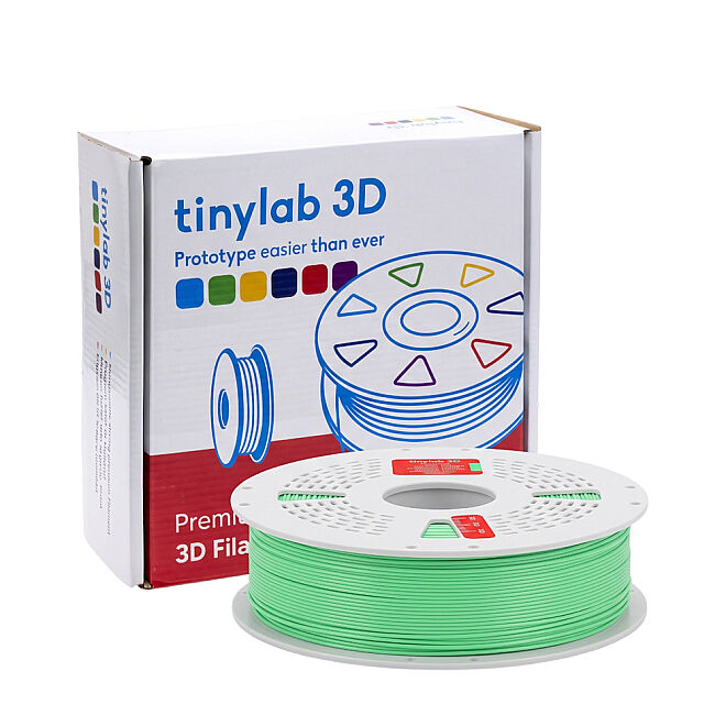Tinylab 3D 1.75 mm Green PLA Filament - Combo compatible spool - 2