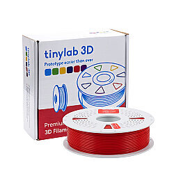 tinylab 3D 1.75 mm Kırmızı PLA Filament - Combo uyumlu makara - 2