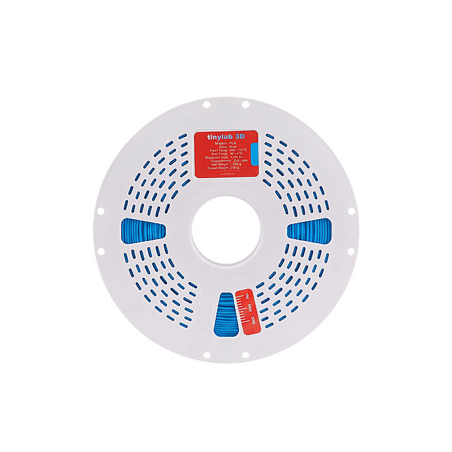 tinylab 3D 1.75 mm Light Blue PLA Filament (Combo compatible spool) - 5