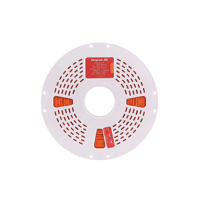 tinylab 3D 1.75 mm Orange PLA Filament (Combo compatible spool) - 4