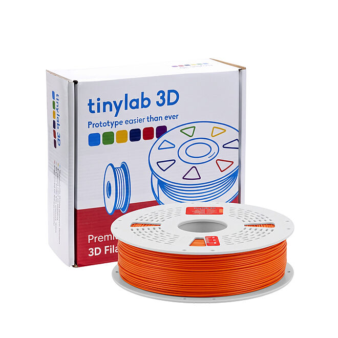 tinylab 3D 1.75 mm Orange PLA Filament (Combo compatible spool) - 1