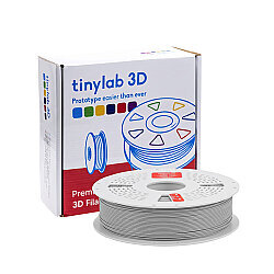 tinylab 3D 1.75 mm Silver PLA Filament - Combo compatible spool - 2