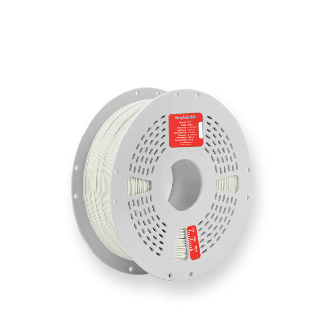 tinylab 3D 1.75 mm White PLA High-Speed Filament - 1