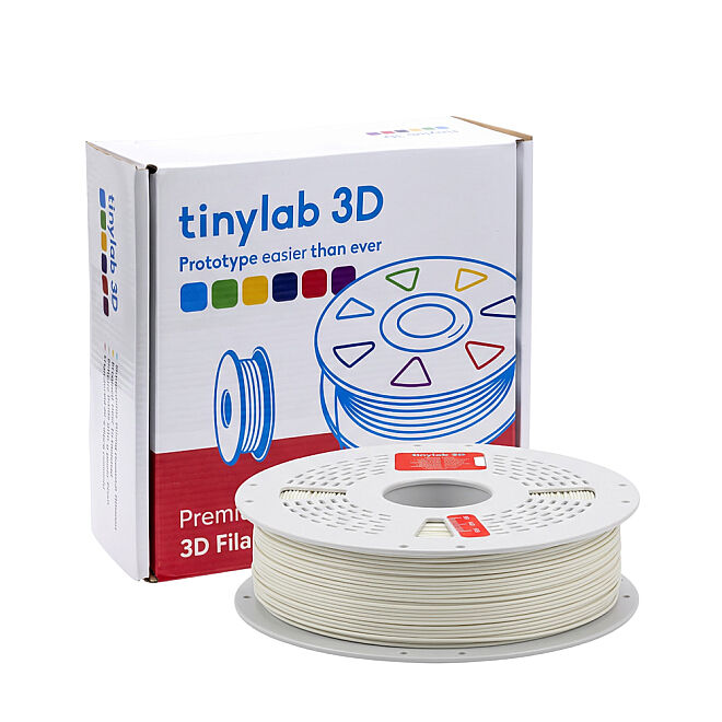 tinylab 3D 1.75 mm White PLA High-Speed Filament - 2