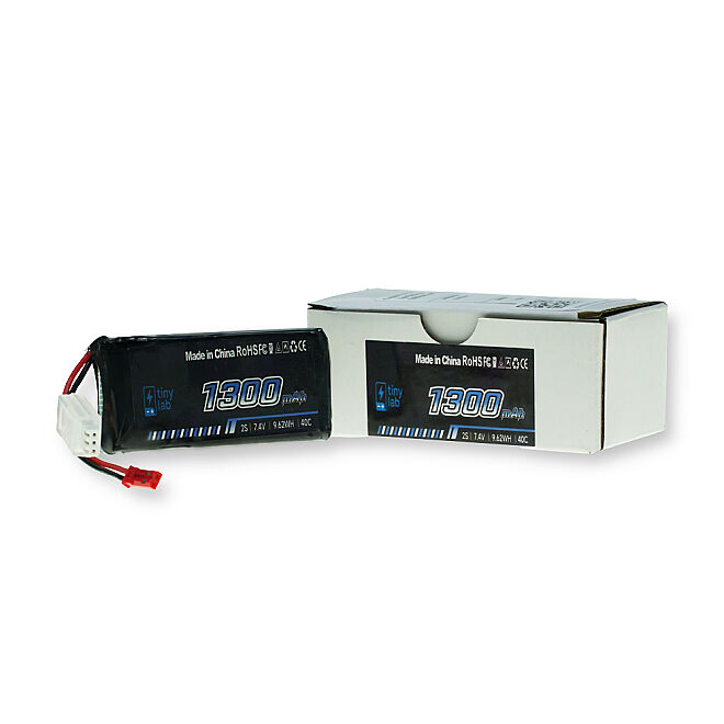 Tinylab 7.4V 2S Lipo Batarya 1300mAh 40C - 1
