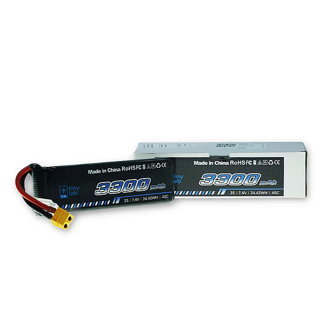 Tinylab 7.4V 2S Lipo Batarya 3300mAh 40C - 1