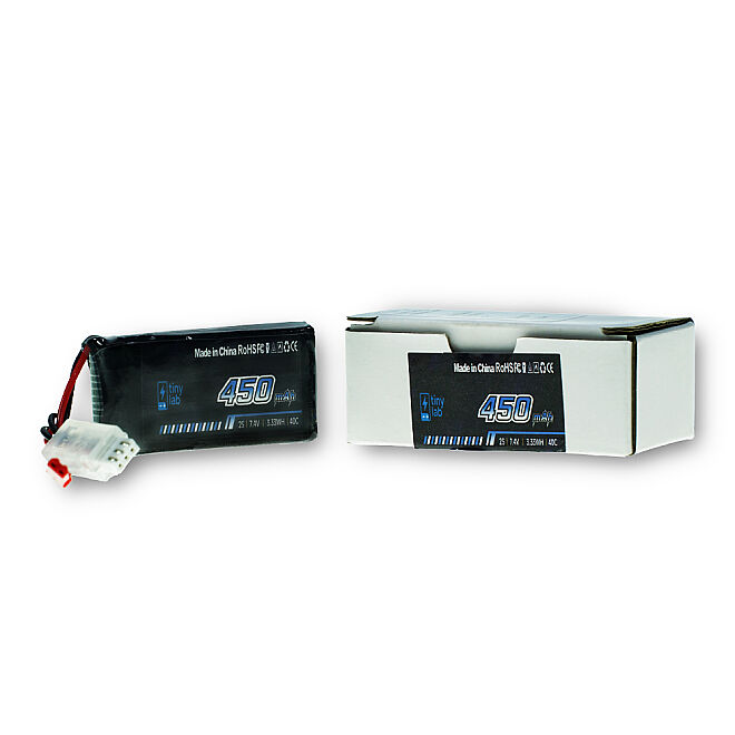 Tinylab 7.4V 2S Lipo Batarya 450mAh 40C - 1