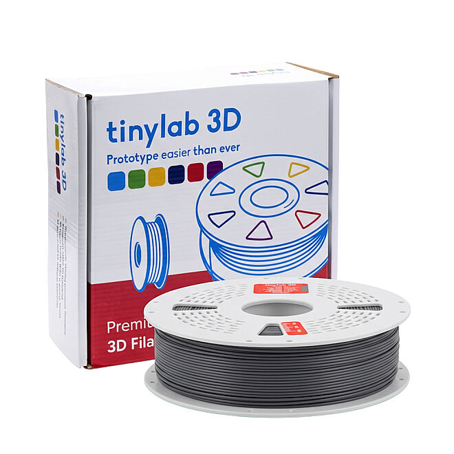 tinylab 3D Hyper 1.75 mm Anthracite PLA High-Speed Filament - 2