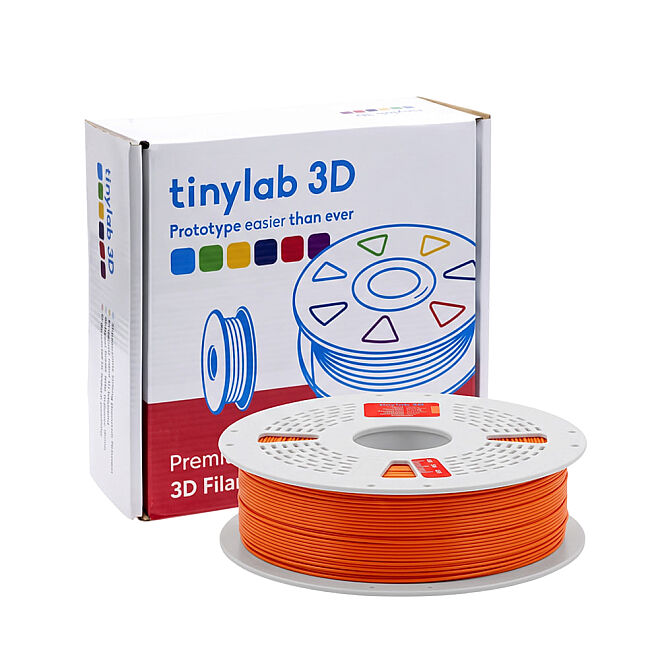 tinylab 3D Hyper 1.75 mm Orange PLA High-Speed Filament - 2