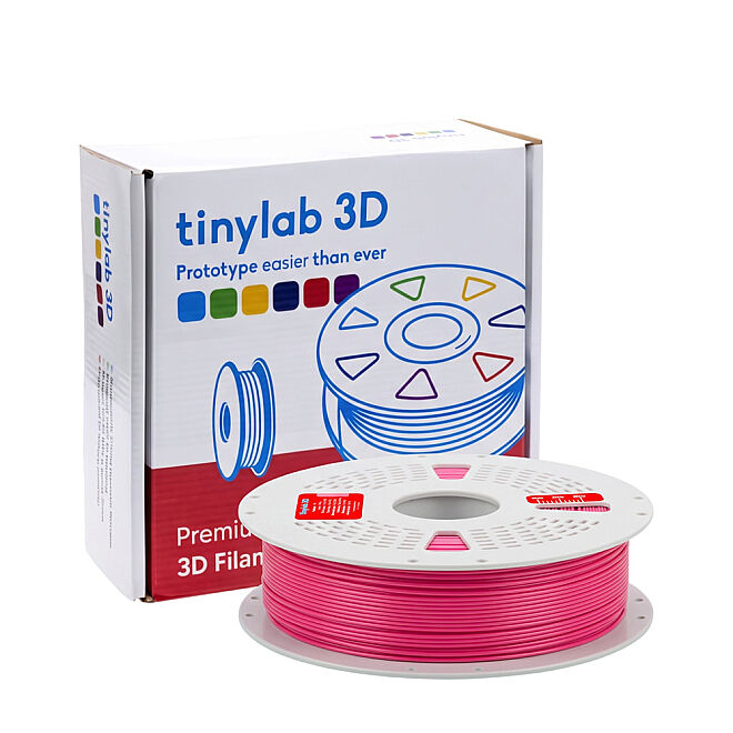 tinylab 3D Hyper 1.75 mm Pink PLA High-Speed Filament - 2