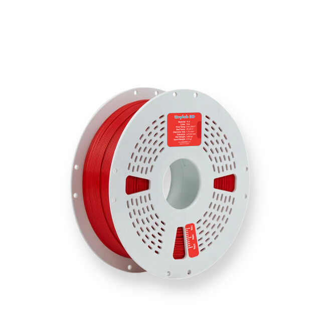 tinylab Hyper 3D 1.75 mm Red PLA High-Speed Filament - 1