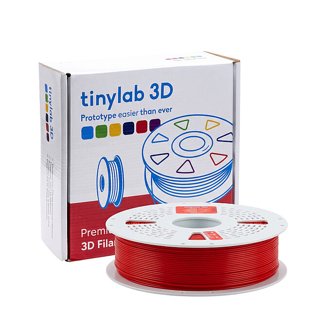 tinylab 3D Hyper 1.75 mm Red PLA High-Speed Filament - 2