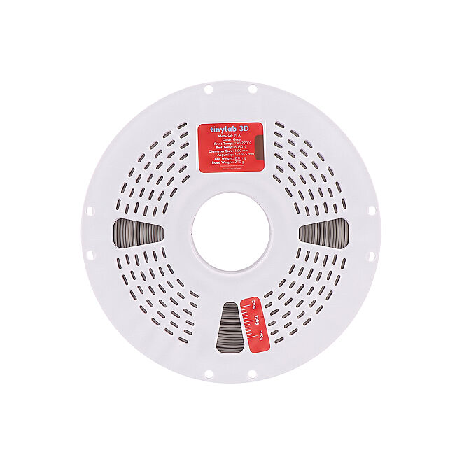 tinylab 3D Hyper 1.75 mm Silver PLA High-Speed Filament - 5