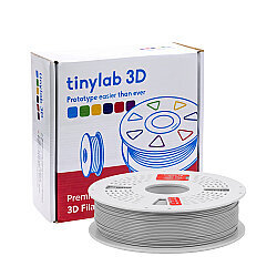 tinylab 3D Hyper 1.75 mm Silver PLA High-Speed Filament - 2