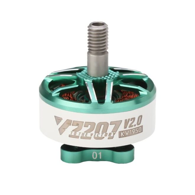 T-Motor Velox V2207 V2 1750KV 5-6S Brushless Motor for Freestyle RC Drone FPV Racing - 1
