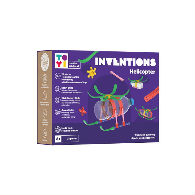 Toyi Inventions Helicopter Building Kit - 1