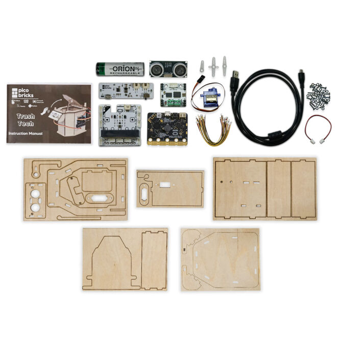 Trash Tech Add-On for PicoBricks for Micro:Bit - 3