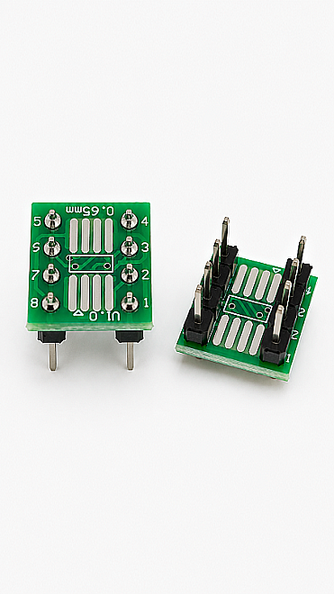 TSSOP8/SSOP8/DIP8 Çift Taraflı SMD Dönüştürücü Kartı - 1