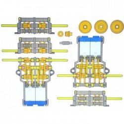 Twin-Motor Gearbox Kit - Tamiya 70168 - 9