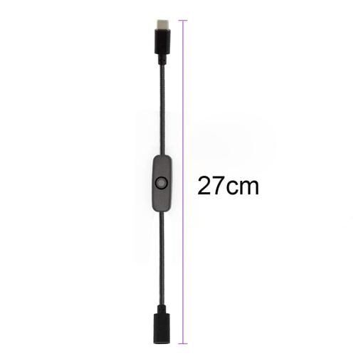 Type-C Raspberry Pi 4 Güç Anahtarlı Kablo - 2