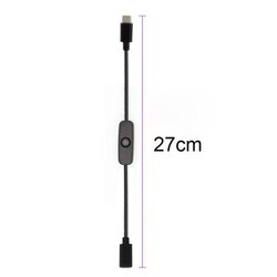 Type-C Raspberry Pi 4 Güç Anahtarlı Kablo - 2