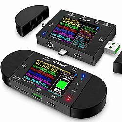 UD24 2.4 İnç Bluetooth USB Güç Ölçer - Robotistan