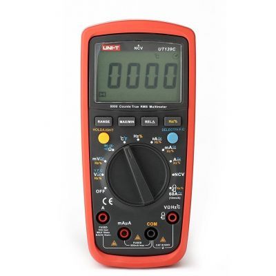 UNIT UT139C AC/DC TrueRMS Digital Multimeter with Heat Prob - 1