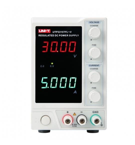 UNIT UTP3315TFL-II Portable DC Power Supply - 30V 5A (No Calibration) - 1