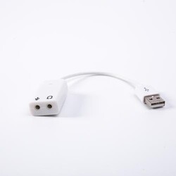 USB Audio Adapter USB to Jack Earphone USB Sound Card Virtual External With Raspberry Pi 