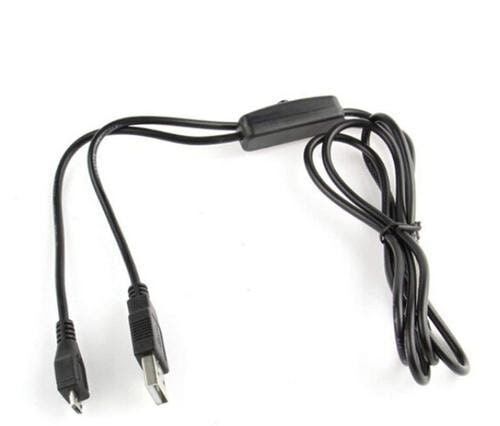 USB Güç Kablosu A'dan B'ye (Dahili Güç Anahtarı) - 2