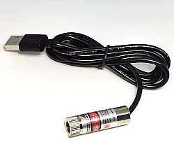 USB Kablolu 650nm Çizgi Lazer Modülü - 2