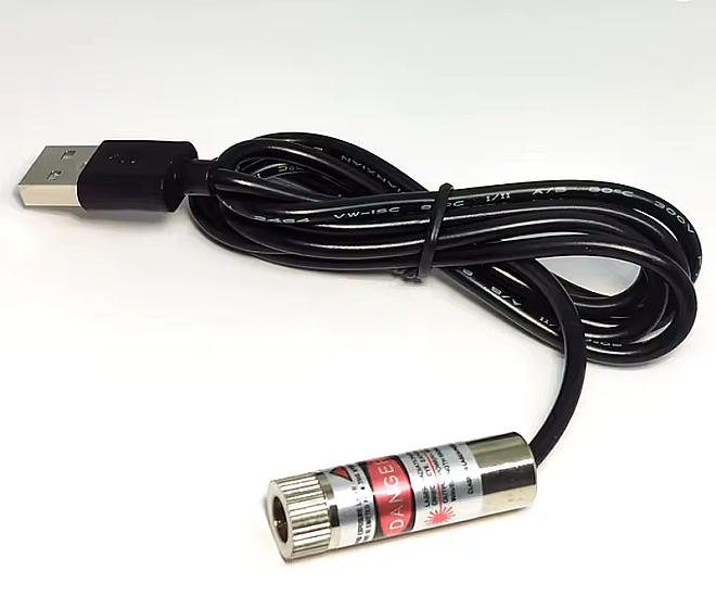 USB Kablolu 650nm Çizgi Lazer Modülü - 2