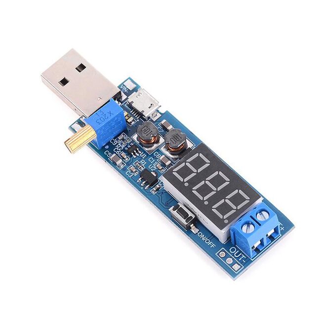 DC-DC USB Boost Power Regulator Module 5V to 3.3V 9V 12V 24V Desktop Power Module - 2
