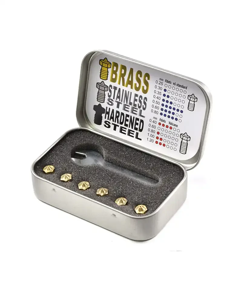 V6 6'lı Nozzle Seti - Anahtar ve Kutulu - Lankeda