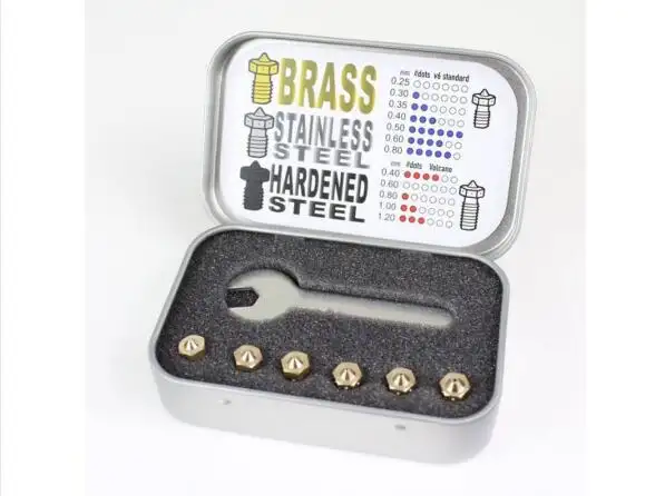 V6 6'lı Nozzle Seti - Anahtar ve Kutulu - 2