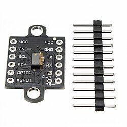 VL53L0X Lazer ToF Sensör Modül (I2C, PWM, Serial) - siyah - 2