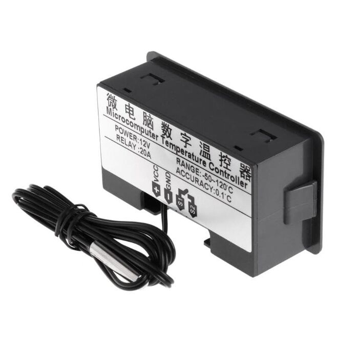 W3230 Digital Temperature Controller - 12V - 3
