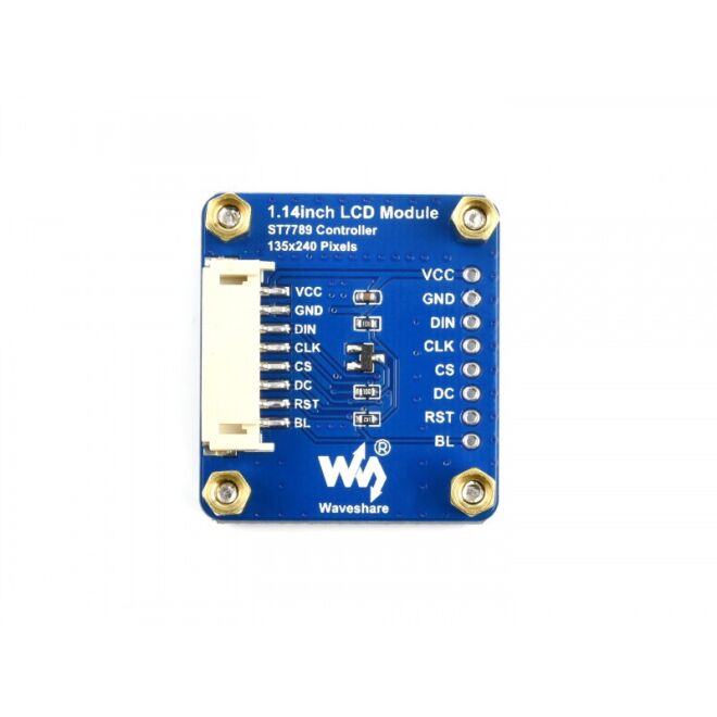 Waveshare 1.14-inch 65K LCD Display Module – High-Resolution RGB IPS Screen - 5