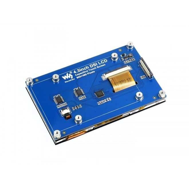 WaveShare 4.3 inch DSI Kapasitif Dokunmatik Ekran - 800x480 - 6