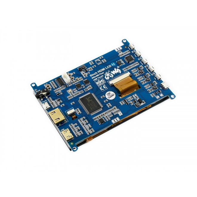 WaveShare 5 inch HDMI Capasitive Touch LCD (Multi System)- 800x480 (H) - 7
