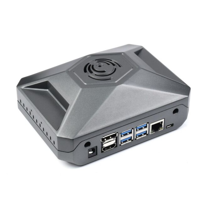 Waveshare Jetson Nano Uyumlu Alüminyum Soğutuculu Koruma Kutu (Jetson Nano Case F) - 2
