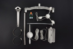 Weather Station Kit with Anemometer-Wind Vane-Rain Bucket - 3