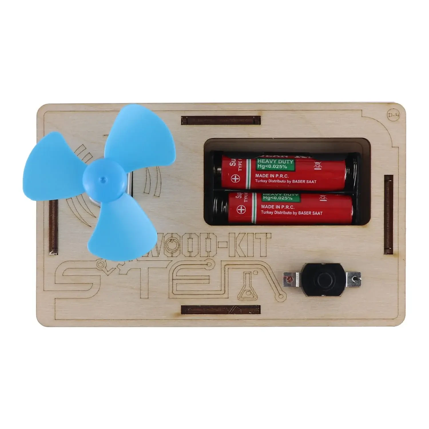 Wood-Kit STEM Robotik Kodlama - Pervane Devresi - 3