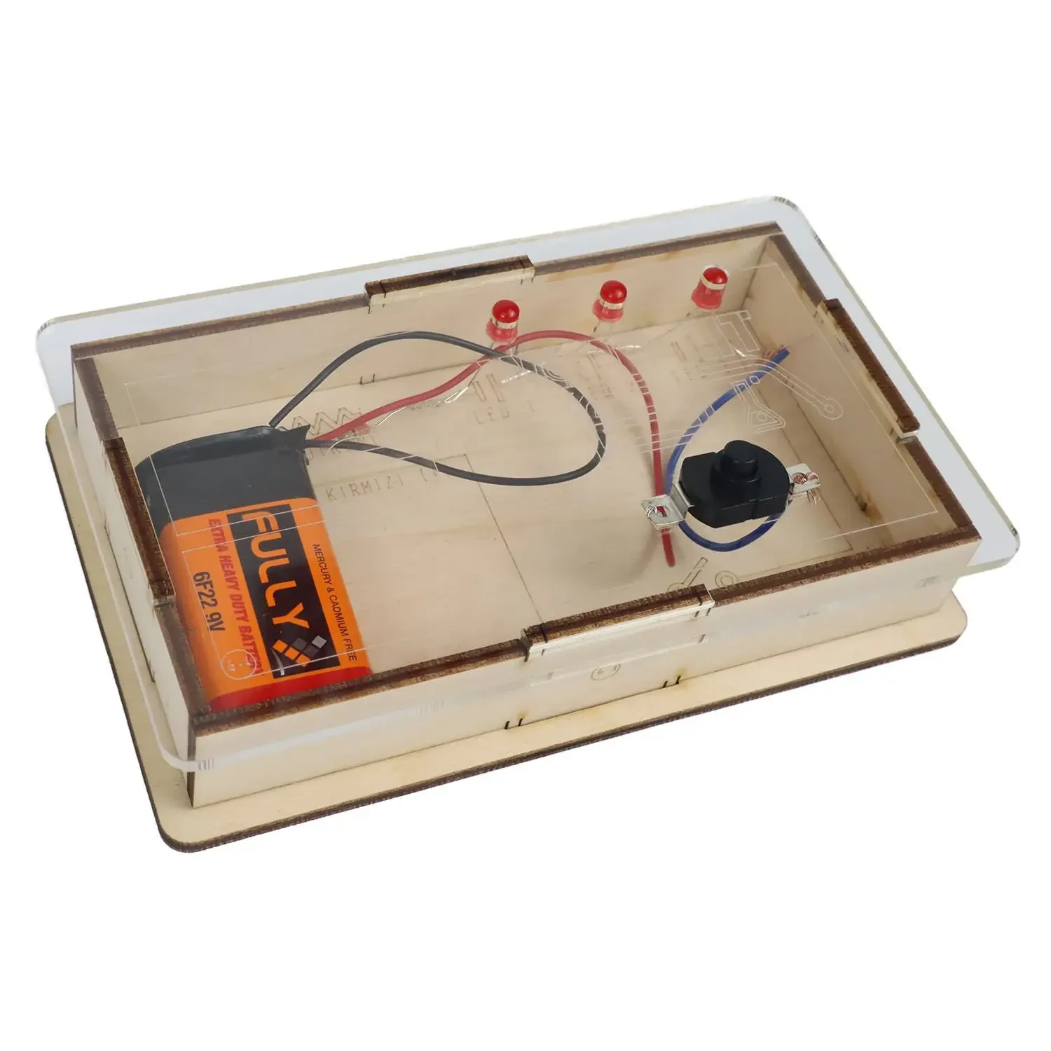 Wood-Kit STEM Robotic Coding - Mini Night Light - 1